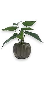 Derlily Artificial Plants Indoor taro leaves