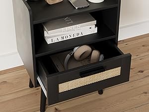 black nightstand