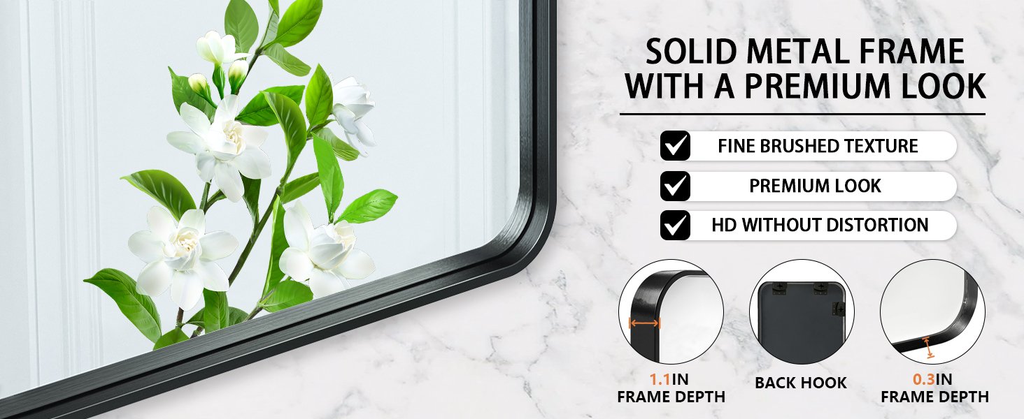 bathroom wall mirror