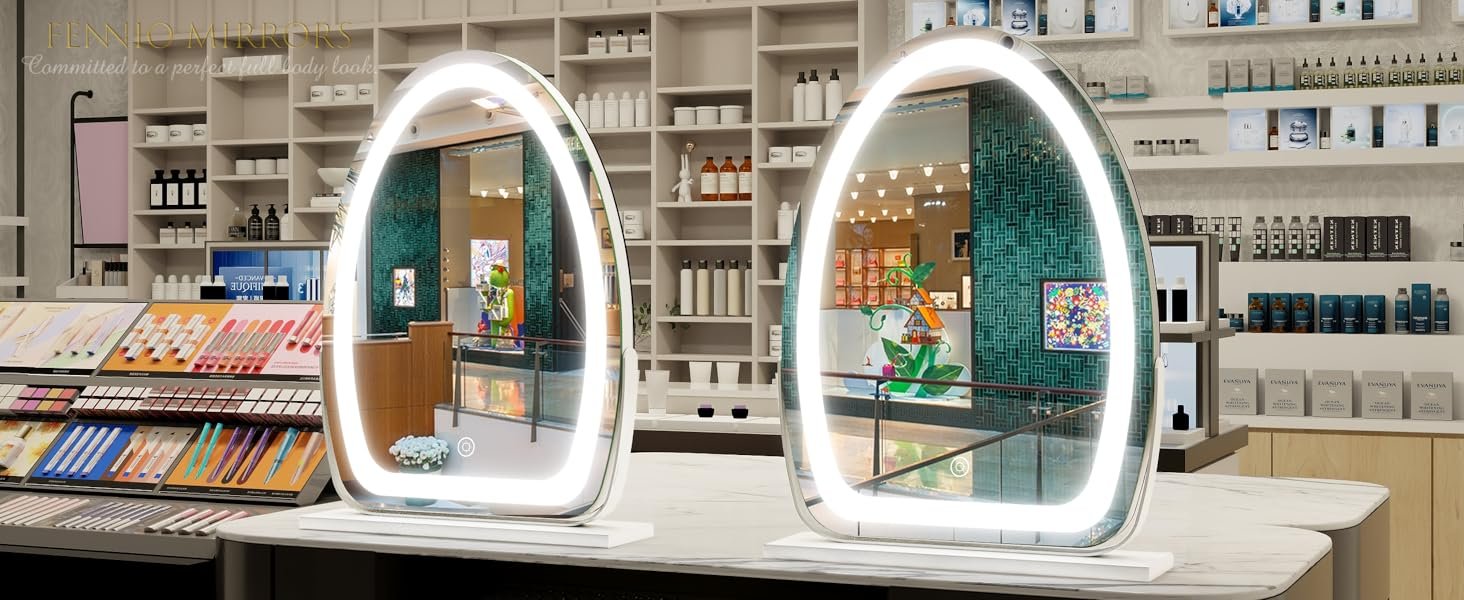 vanity makeup mirror with lights