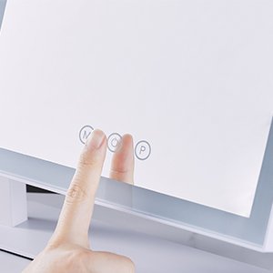 lighted makeup mirror