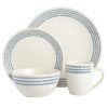 16-Piece Dinnerware Set Plates Sets for Home Dinner Set Dishes and Plate Set White Stoneware3925