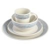 16-Piece Dinnerware Set Plates Sets for Home Dinner Set Dishes and Plate Set White Stoneware3925