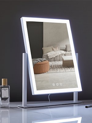 espejo con luz para maquillaje