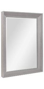 Headwest 8013 Pave Wall Mirror in Brush Nickel
