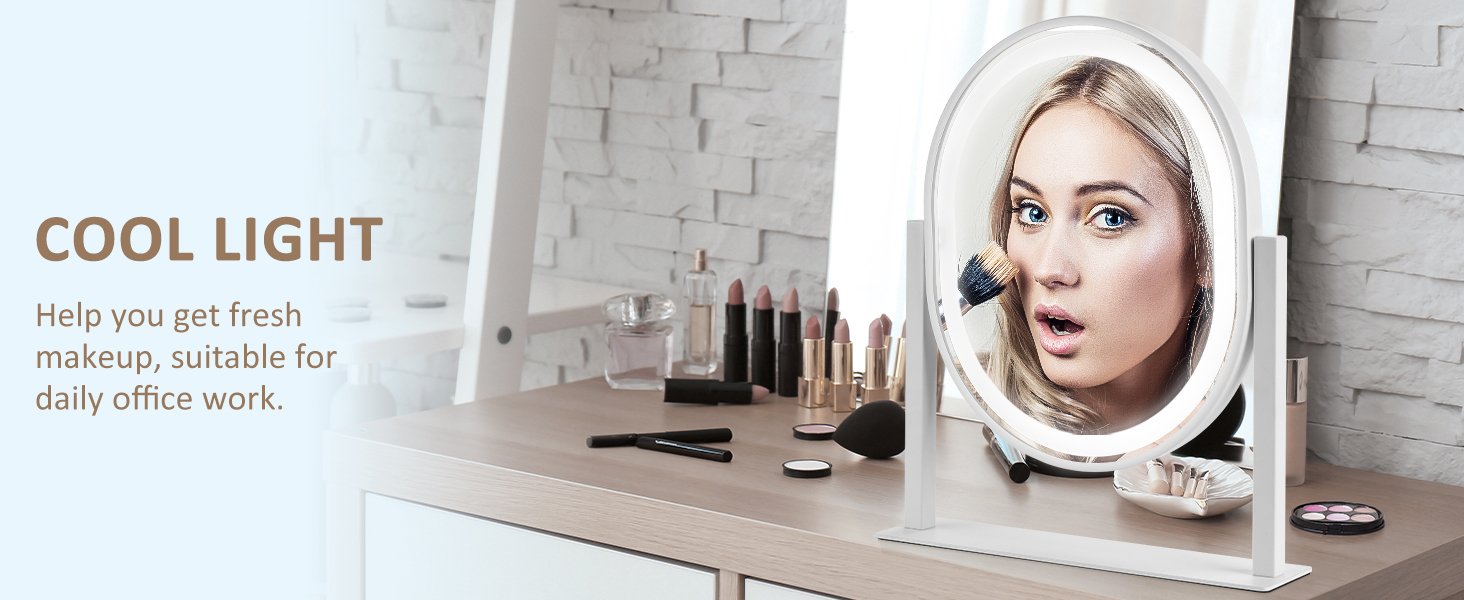 lighted vanity mirror