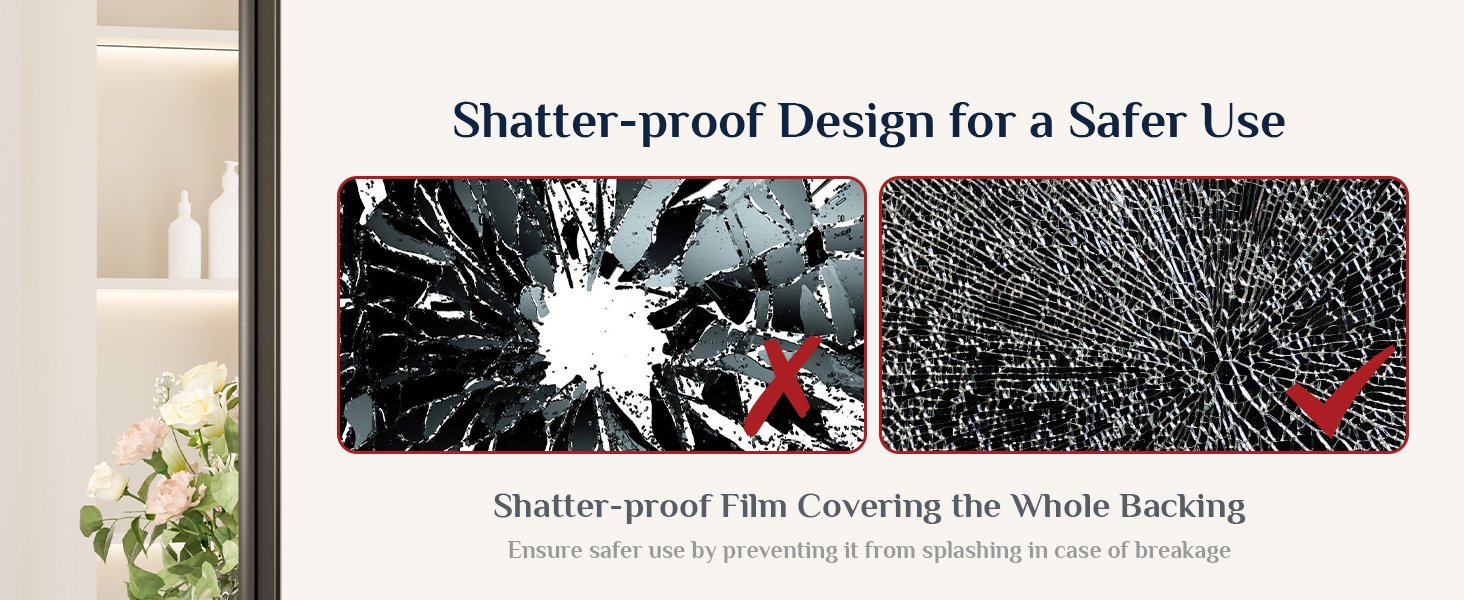 Bathroom vanity mirror