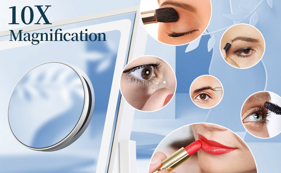 10X magnifying mirror