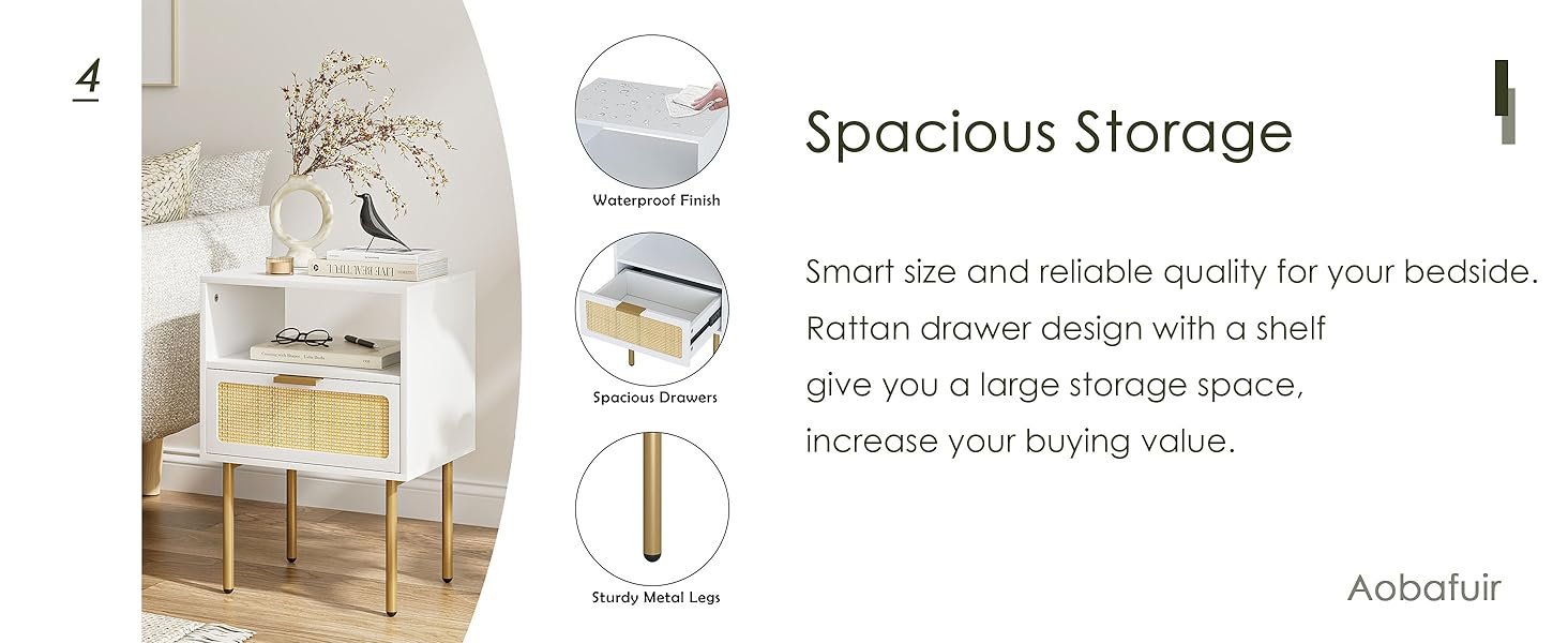 end table with drawers