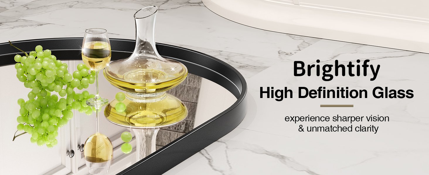 HD Glass Oval Mirrors