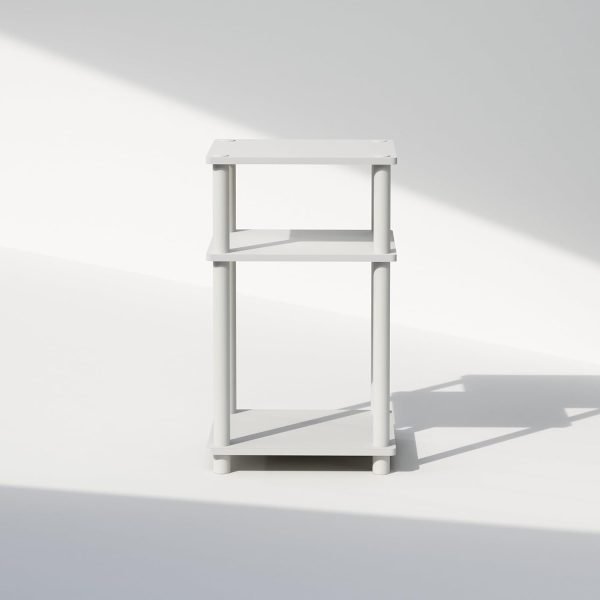 51-f-lXZ1UL._AC_SL1500 End Table, 1-Pack, 13.4 x 11.5 in, White/White