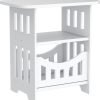51NoCbOzo4L._AC_SL1230 End Table, Cute Nightstands Small Tables for Small Spaces White Coffee Bedside StorageShelf for Office, Living Room, Bedroom (OS-IF9T-RZPT)