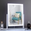 613uWdbbcaL._AC_SL1000 Lighted Makeup Mirror, Hollywood Vanity Mirror with Lights, Three Color Lighting Modes, and 5X Magnification Mirror, Smart Touch Control, 360°Rotation (15.2in. White)