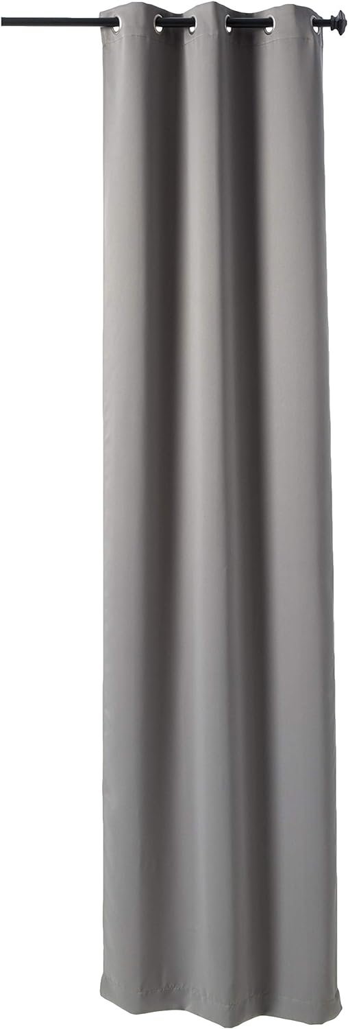616r5eQVztL._AC_SL1500 Energy Saving Blackout Grommet Curtain Panel, 40" x 84", Dove White 2 Count (Pack of 1)