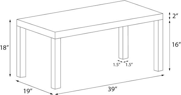 Black Coffee Table with Storage and Modern Design