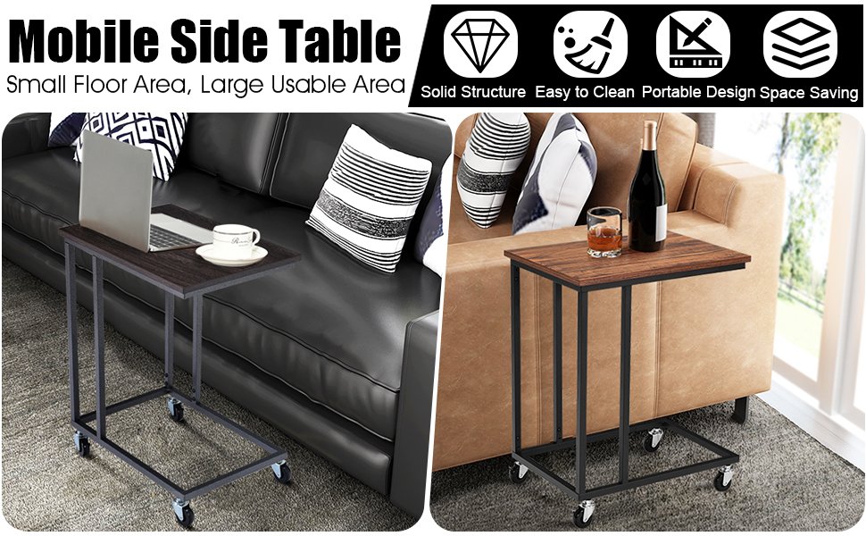 mobile side table