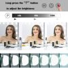 Vanity Mirror Makeup Mirror with Lights,10X Lens,22.8"x 18.1" Hollywood Lighted Vanity Mirror with 15 Dimmable LED Bulbs,3 Color Modes,Touch Control for Bedroom,Tabletop or Wall-Mounted
