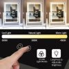 61jwj3MEwLL._AC_SL1000 Lighted Makeup Mirror, Hollywood Vanity Mirror with Lights, Touch Control 3 Color Lighting Modes for Bedroom, Detachable 10X Magnification Mirror, 360°Rotation (16 in, White)