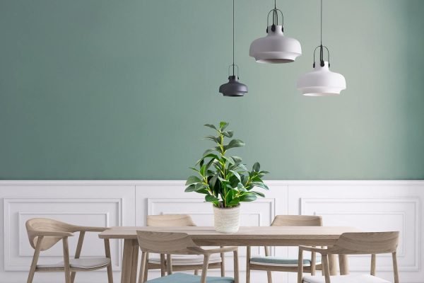 16 inch Artificial Indoor Plants Office Desk Faux Plant Peperomia Leaf Ficus Plant Realistic Small Fake Farmhouse Plants for Home Kitchen Bathroom Bedroom Evergreen Decor