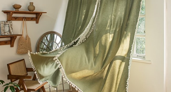 boho curtains