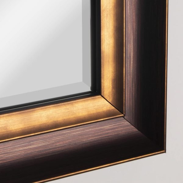716QdmWnhLL._AC_SL1500 Bronze Copper Oil Rubbed Framed Wall Mirror, Vanity Mirror, Bathroom Mirrors, Rectangle Mirrors, Living Room Mirrors - 26" x 32"