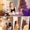 Hollywood Style Led Vanity Mirror Lights Kit - Vanity Lights Have 10 Dimmable Light Bulbs for Makeup Dressing Table and Power Supply Plug in Lighting Fixture Strip, White (No Mirror Included)