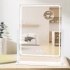 71HVhH_MAzL._AC_SL1500 Hollywood Vanity Mirror with Lights, Lighted Vanity Mirror with Detachable 10X Magnification Mirror, 3 Colors, 1200mAh Rechargeable Standing Makeup Mirror with Lights White