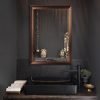 71MQkURaXYL._AC_SL1500 Bronze Copper Oil Rubbed Framed Wall Mirror, Vanity Mirror, Bathroom Mirrors, Rectangle Mirrors, Living Room Mirrors - 26" x 32"