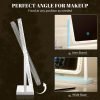 71Z21VQQn3L._AC_SL1500 Vanity Makeup Mirror with Lights, Lighted Make Up Mirror for Desk/Table, Rectangle Light Up Mirror with 3 Color Lighting Modes & Adjustable Brightness 13.6" x 16" (White)