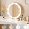 Hollywood Style Led Vanity Mirror Lights Kit - Vanity Lights Have 10 Dimmable Light Bulbs for Makeup Dressing Table and Power Supply Plug in Lighting Fixture Strip, White (No Mirror Included)