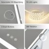 71qo3yPXiTL._AC_SL1500 Hollywood Vanity Mirror with Lights, Lighted Vanity Mirror with Detachable 10X Magnification Mirror, 3 Colors, 1200mAh Rechargeable Standing Makeup Mirror with Lights White