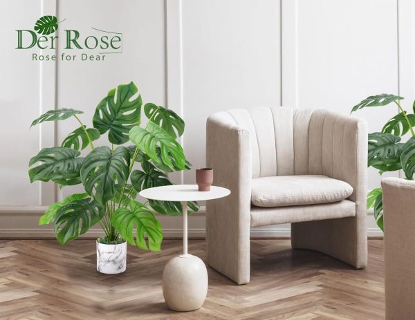 28" Fake Plants Tall Artificial Faux Plants in Pot for Home Farmhouse Bedroom Living Room Decor Indoor