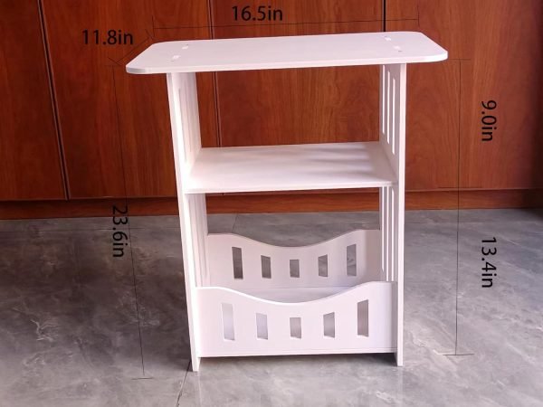 71yIsrt-zKL._AC_SL1500 End Table, Cute Nightstands Small Tables for Small Spaces White Coffee Bedside StorageShelf for Office, Living Room, Bedroom (OS-IF9T-RZPT)