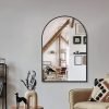 71yVNLeCO-L._AC_SL1500 Arched Wall Mirror for Bathroom,Mirrors for Wall,24''x36'',Vanity Mirror for Bedroom Dresser, Entryway, Living Room, Metal Frame (36''x24'',Gold)