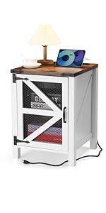 farmhouse nightstand