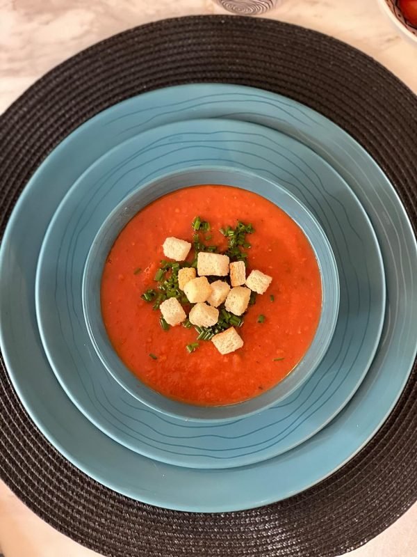 810Vxbrc71L._AC_SL1500 12 Piece Melamine Dinnerware Set - Durable, Dishwasher Safe Plates and Bowls - Casual Dining, Parties, Blue Dish Set Organica Blue Collection