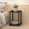 811d7EKqxXL._AC_SL1500 Simplistic Set of 2 End Table, Espresso/Black