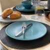 8169XNIW_PL._AC_SL1500 12 Piece Melamine Dinnerware Set - Durable, Dishwasher Safe Plates and Bowls - Casual Dining, Parties, Blue Dish Set Organica Blue Collection