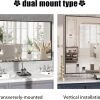 Black Vanity Mirror, 26×38 Black Mirror for Bathroom,Large Bathroom Mirror,Square Mirror (Black)