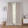 81E1Rp58-ZL._AC_SL1500 Linen Blended Pinch Pleated Drapes,Blackout and Thermal Insulated Noise Reducing Pleated Curtains for Bedroom Nursery,Backtab 108 Inches with 9 Hooks,40"x108", 1 Panel,Natural Beige
