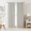 81Ezl9qGsUL._AC_SL1500 Linen Blended Pinch Pleated Drapes,Blackout and Thermal Insulated Noise Reducing Pleated Curtains for Bedroom Nursery,Backtab 108 Inches with 9 Hooks,40"x108", 1 Panel,Natural Beige
