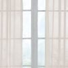 Odor Neutralizing Sheer Voile Grommet Window Curtain for Bedroom or Living Room (1 Panel), 59 in x 120 in, Ivory