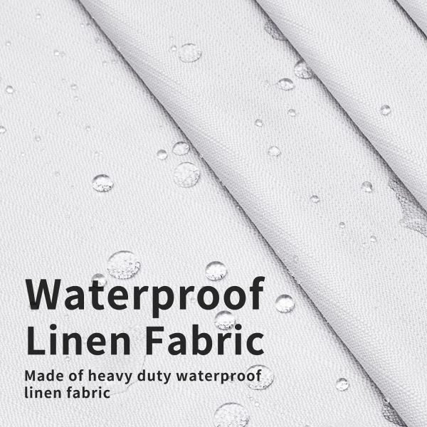 Linen Textured 100% Blackout Curtain 100x96 Inch Extra Wide Patio Sliding Door Curtain Solid Thermal Insulated Room Curtain for Bedroom, Living Room (1 Panel, White)