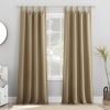 Energy Saving Blackout Tab Top Curtain Panel, 40" x 84", Blush Pink