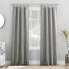 Energy Saving Blackout Tab Top Curtain Panel, 40" x 84", Blush Pink
