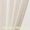 81XDx_Z5LeL._AC_SL1500 Linen Sheer Curtains 108inches Long for Living Room Flax Blend Retro Window Draperies for Bedroom Sheers Rod Pocket 52" w x 2Panel Natural