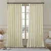81lZNkObyPL._AC_SL1500 Pleated Linen Curtains 96 Inches Long for Living Room 2 Panel Set, Semi Sheer Pinch Pleat Back Tab Drapes with Hooks Neutral Boho Light Filtering Curtain for Bedroom Window 8 Ft W38xL96