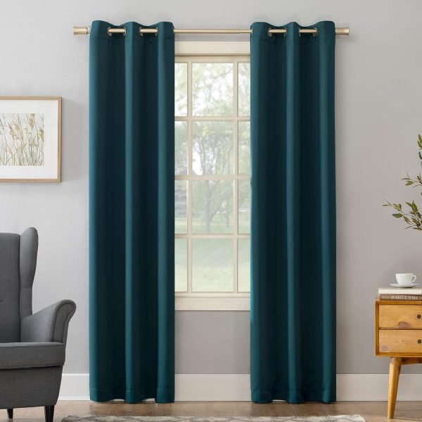 Energy Efficient Grommet Curtain Panel, 40" x 84", Mineral