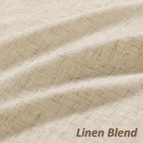81vGWioBz6L._AC_SL1500 Linen Curtains 108 Inch Length for Living Room Bedroom 2 Panels Set Rod Pocket Light Filtering Semi Sheer Window Curtains 40 Inch Width Boho Farmhouse Linen Drapes Flax Beige Linen, W40xL108