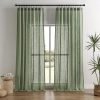 91B2J6Br8hL._AC_SL1500 Linen Curtains for Living Room,Semi-Sheer Curtains 90 Inches Long,Living Room Curtains 2 Panel Sets,White Curtains Pinch Pleated Curtains & Drapes(W52 x L90 Inch, Off-White)